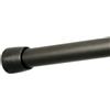 InterDesign iDesign Asta doccia per tende (66-107 cm), Asta telescopica doccia corta e regolabile, Asta tenda doccia robusta in metallo resistente, bronzo