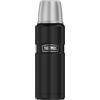 Thermos, thermos, in acciaio inox, Acciaio INOX, Nero, 7,5 x 7,5 x 24,4 cm