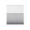 Gardinia Tenda plissettata con morsetti, Ideale Giorno e Notte, Tutte parti montaggio incluse, EASYFIX Tenda plissettata Day + Night, Bianco, 90 x 210 cm (LxA), 32580