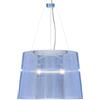 Kartell Gè Lampada a Sospensione, Azzurro, Trasparente