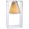 Kartell Light Air Lampada da Tavolo E14, Cristallo Beige, L17 H32 P7,4 cm