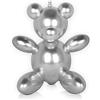 World Art TW60033 Scultura in Resina Orsetto Palloncino, Resina, 40x35x25 Cm