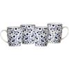 Ritzenhoff & Breker Tazza di caffè Set di Royal Sakura, 4 Pezzi, 350 ML, in Porcellana, Bianco e Blu
