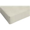 Italian Bed Linen Max Color Lenzuolo sotto, Panna, 2 Posti