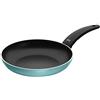 Silit Belluna - Padella per cottura a induzione, 24 cm, rivestita in alluminio, manico in plastica, colore: Verde