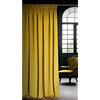 Eurofirany RIA Tenda Oscurante, Tenda con Fettuccia Arricciatenda - 1 pz, Tenda Extra Lunga, Elegante, Tinta Unita, Soggiorno, Camera da Letto, Densità 290 g/m², 140x270 cm, Giallo Senape