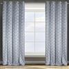 Eurofirany Deisgn91 Velluto con 8 Occhielli in Velluto, per Camera da Letto, Soggiorno, in Acciaio e Argento, 140 x 250 cm