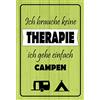 Schatzmix Blechschild Spruch ICH Brauche Keine Therapie Metallschild 20x30 Deko Tin Sign Targa di Metallo da Parete, Lamiera, Multicolore, 20x30 cm