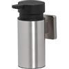 TIGER Dock Dispenser per Sapone Liquido, Acciaio Inox Spazzolato, 5.5 x 12.9 x 10.1 cm