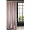 Eurofirany RIA Tenda Oscurante Con Occhielli - Extra Lunga, Elegante, Tinta Unita, per Soggiorno, Camera da Letto, Densità 290 g/m², 140x250 cm, Rosa Cipria