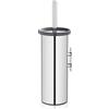 kela Alor - Set WC in Argento, Grigio Scuro/Acciaio Inossidabile, 38 cm