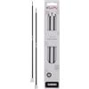 KnitPro - Karbonz, Ferro Dritto 25 cm 3.50 mm