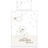 Herding Set di Biancheria da Letto Reversibile per Bambini, Kleiner Lieblingsmensch, Copripiumino 100 x 135 cm, Federa 40 x 60 cm, Cotone/Renforcé