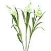 Europalms 83330302, Pianta di gigaro, con 3 luci a LED, 85 cm,Bianco (Weiß)