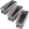 Maximex Wenko 420613900 Calzature supporto per ballerine, Polipropilene, Grigio, 9 x 9,5 x 26.5 cm, 3 unità