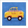Simon Hart L' Arte Gruppo Simon Hart (Yellow Taxi) - Stampa Artistica 40 x 40 cm, Carta, Multicolore, 40 x 40 x 1.3 cm