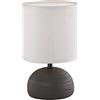 RL LIVE YOUR LIGHT Reality Leuchten r50351001, lampada da tavolo, in ceramica, marrone, 14.0 x 14.0 x 23.0 cm