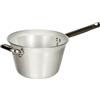 Pentole Agnelli ALMR65B20 Paiolo Radiante per Polenta con Manico e Maniglia Inox, Argento, 20 cm, 1 Pezzo