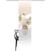 Home Fashion 87406-711 Benessa - Tenda a Pannello con Stampa Digitale su Tessuto Decorativo, con binario di scorrimento e guide, 245 x 60 cm, Colore naturale