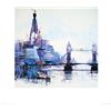 the art group Il Gruppo di Arte Colin Ruffell (Shard Sinistra) - Stampa Artistica 40 x 40 cm, Carta, Multicolore, 40 x 40 x 1.3 cm