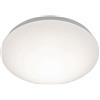 Briloner Leuchten Plafoniera a LED da soffitto rotonda - Design lineare ideale per soggiorno e camera da letto - 12 Watt, 1200 Lumen, luce bianca calda 3000 K, A+, Ø28 cm - Bianco