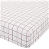 Catherine Lansfield spazzolato con angoli, motivo scozzese,, Cotone, Red, Singolo