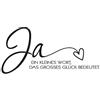 Rayher 28882000 Ja, ein kleines Wort, Timbro in Legno, Scritta Decorativa, Shabby Chic, 5 x 9 cm