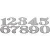 Rayher 59235000 Fustella Numeri Big Shots, Acciaio, 10 pz, 1,5 x 2,8 cm