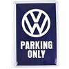 Nostalgic-Art Targa Vintage Volkswagen - VW Parking Only - Idea Regalo per Amanti di Accessori per Auto, in Metallo, Design Retro, 20 x 30 cm