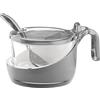 Guzzini Formaggera Glam/Vintage, Grigio Cielo, 13.8 x 10 x h8 cm