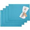 Westmark Set da tavola/Tovagliette americane, 4 Pezzi, 42 x 32 cm, Materiale sintetico, Turchese, Saleen Edition: Home