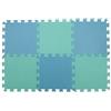 KnitPro - Tappetino per Merletti, Confezione da 9 Pezzi, Colore: Blu/Verde