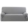 Martina Home - Capri - Copridivano con Lacci, Grigio, 2 posti