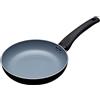 Master Class MasterClass Eco Padella a induzione con ceramica chimica più sana e PTFE, PFOA e BPA Free Non Stick, piccola, alluminio / ferro, nero / blu, 20 cm