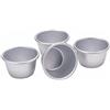 KitchenCraft Kitchen Craft Set 4 mini stampi per pudding in alluminio anodizzato, 7,5 cm