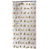 Sealskin Duckling Tenda da Doccia, PEVA, Giallo, 180 x 200 cm