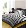 Rapport SOHOXX Set Copripiumino Soho, Policotone, Nero, Bianco, Grigio, Singolo