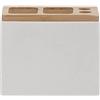 Sealskin Grace Portabicchiere per Spazzolini, Poliresina, Bianco, 12.3 x 10.2 x 6 cm