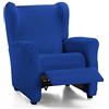 Martina Home - Túnez - Fodera per poltrona relax - Blu elettrico