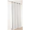 Linder 1570/90/47030/377FR-Tenda in Poliestere, Motivi Geometrici, Colore: Grigio Chiaro/Lino, 140 x 240 cm
