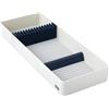 Kuhn Rikon Wave Safe Store 28311 - Organizer per coltelli, 25 cm, colore: bianco