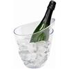VB VIN BOUQUET Vin Bouquet FIE 192 Secchiello Champagne Trasparente per Raffreddare Fino a 1 Bottiglia Vino Cava Champagne