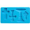 Ibili 872209 - Stampo per Dolci Tridimensionale, in Silicone, Motivo: croci