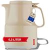 Helios Thermoboy plastica caraffa, plastica, Beige, 0.3 Litre