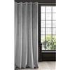 Eurofirany RIA Tenda Oscurante con Occhielli - Extra Lunga, Elegante, Tinta Unita per Soggiorno, Camera da Letto, Densità 290 g/m², 140x250 cm, Acciaio