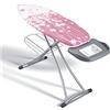 Metaltex 41807180080 Alhena - Asse da stiro metallo rosa 125 x 45 cm, pink