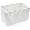 Möve 40271002 Tube - Cestino Rettangolare, Colore: Bianco