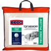 Dodo Topmemory - Cuscino in Schiuma Memory, 60 x 60 cm, Colore: Bianco