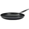 Pentole Agnelli ALSC2111SSC24 Alblack Padella con Manico, Alluminio, Nero, 24 cm