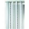 HomeMaison Casa Casa HM6988301 Pura Fantasia Vertical Stripe Organza Poliestere Grigio 140 x 260 cm